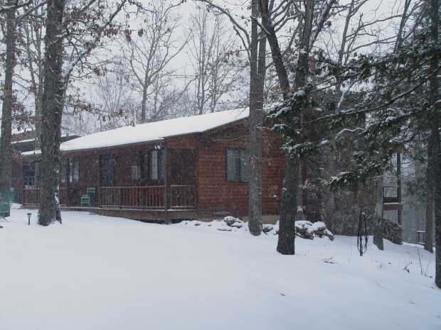 Cabin in winter