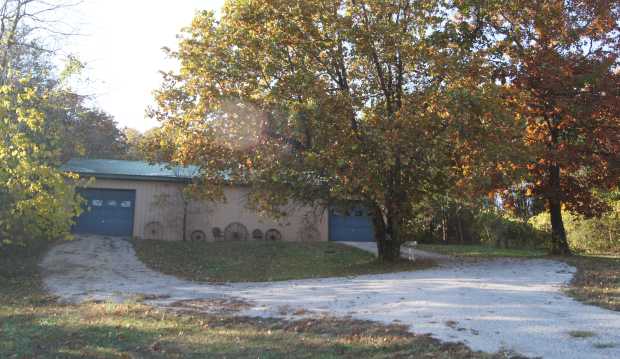 Front of metal building at Caro Drive