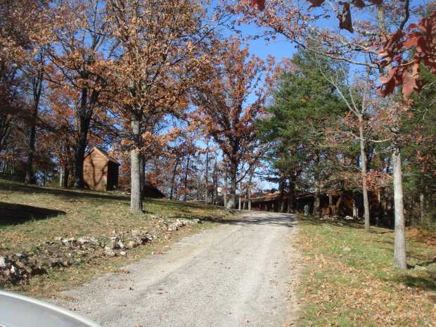 Approaching house at end of Caro Drive