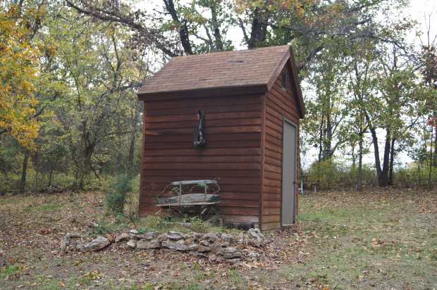 Well house at Caro Drive