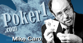 Mike Caro holding cards